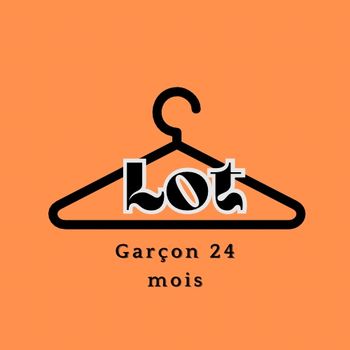 Lot garçon 24 mois 12 articles
