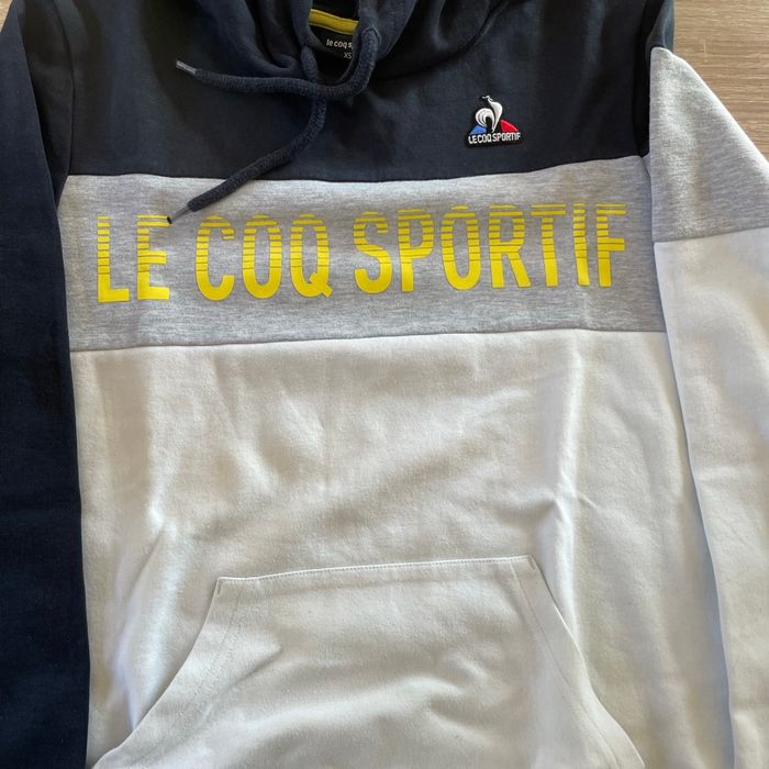 Sweat à capuche le coq sportif taille XS - photo numéro 3