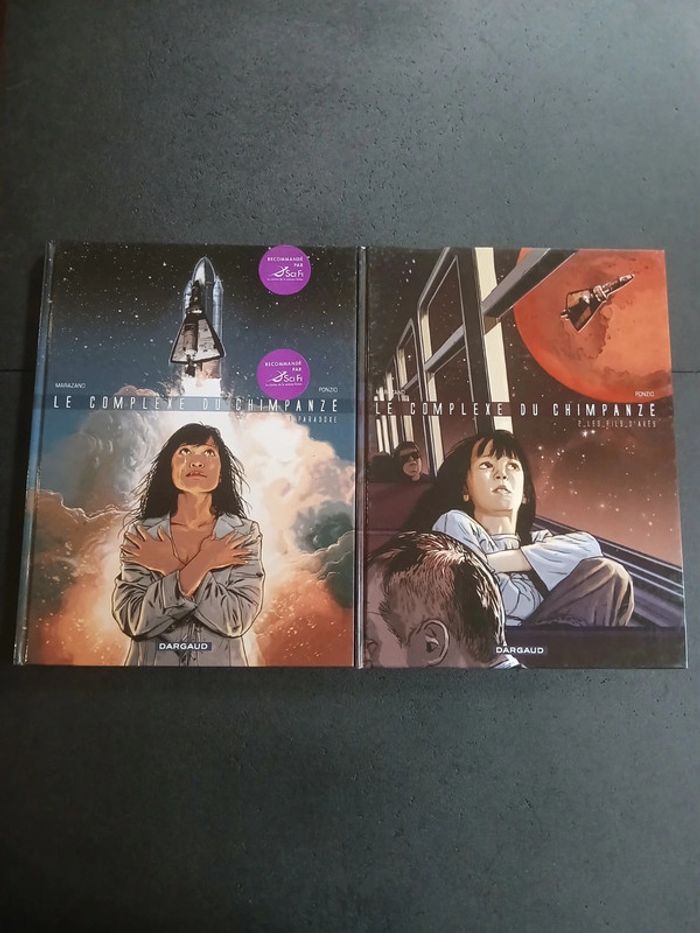 Lot de 2 bd le complexe du chimpanzé 1 et 2,EO