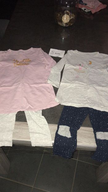 Lot 2 pyjamas manches longues