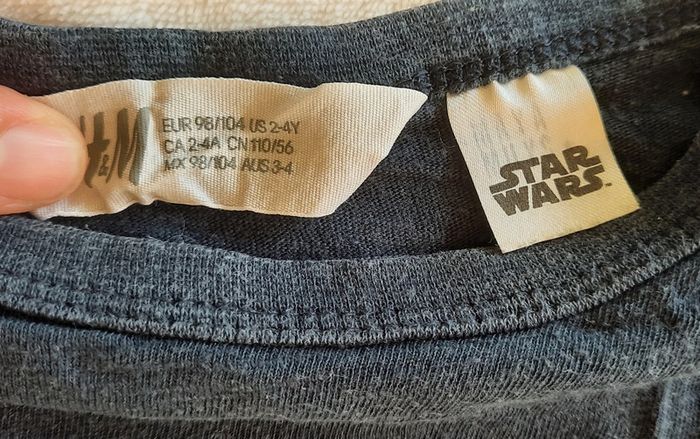 T-shirt Star Wars 2/4 ans - photo numéro 3