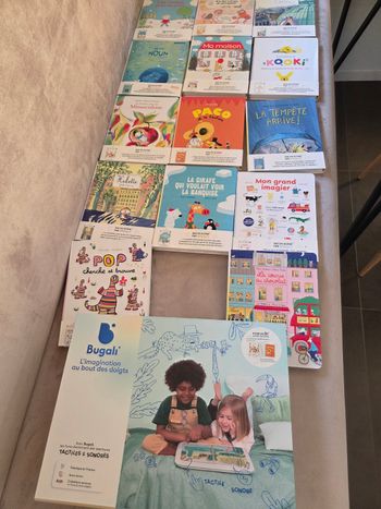 Console bugali + 14 livres