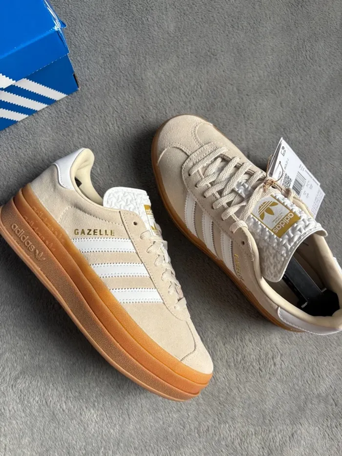 Adidas Gazelle Bold Wonder White - photo numéro 7