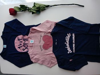 Lot de 3 t-shirts ML 18 mois