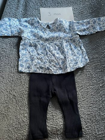 Ensemble fille 3 mois