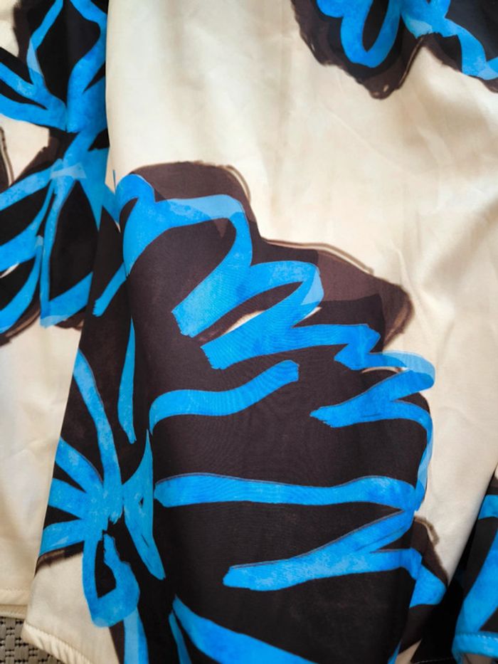 Jupe mi longue avec imprimé fleurs taille S 36 neuve - photo numéro 2