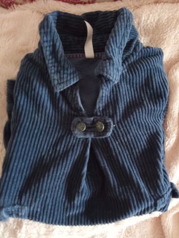 Superbe petite robe style velours 3 ans