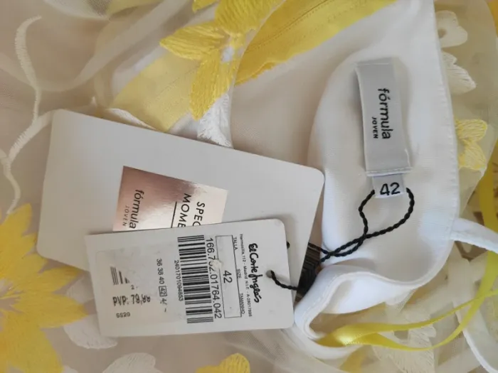 Robe de soirée jaune poussin - Drop en soleil - photo numéro 13