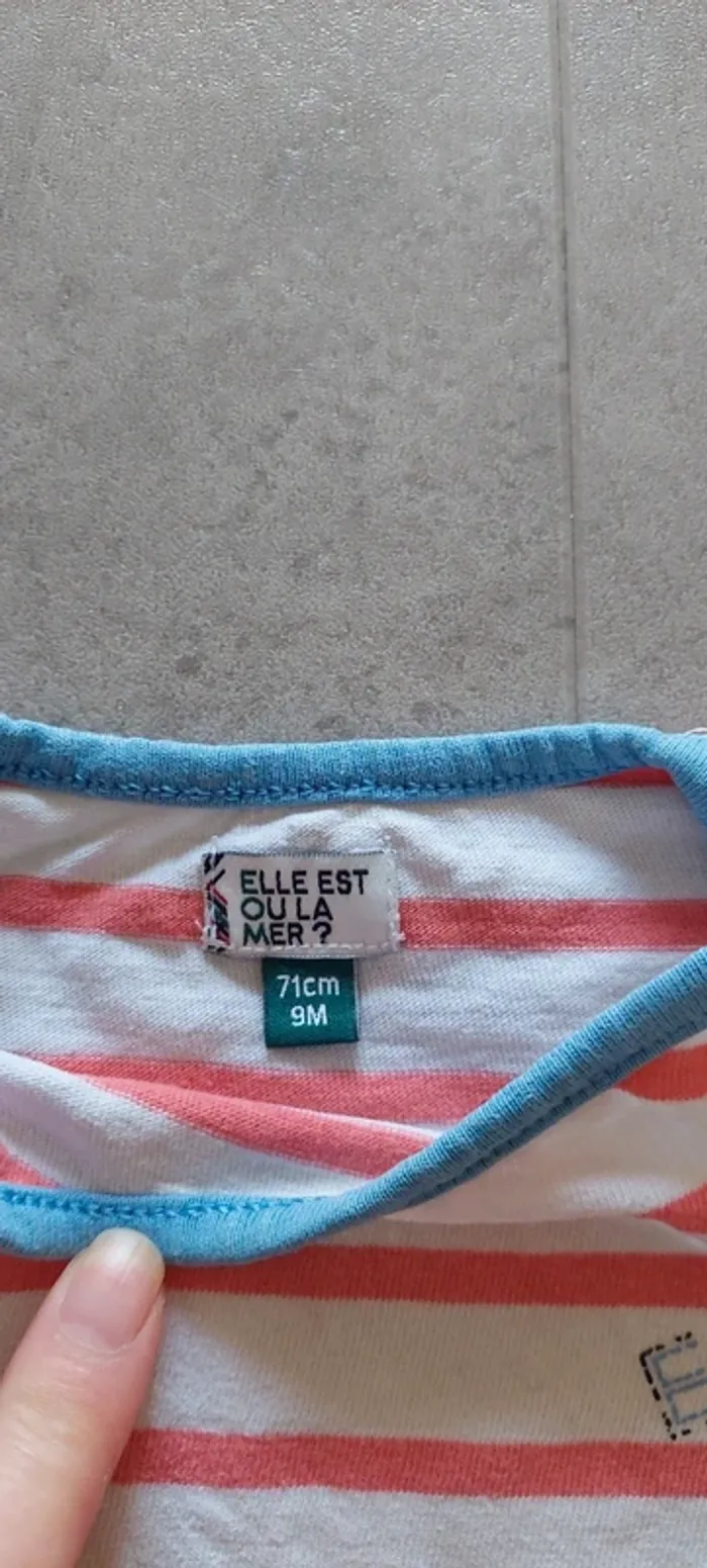 T shirt manches longues EOM 9mois - photo numéro 4