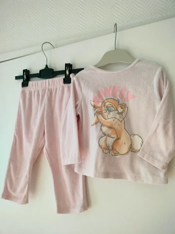 (e) pyjama rose Disney 18mois