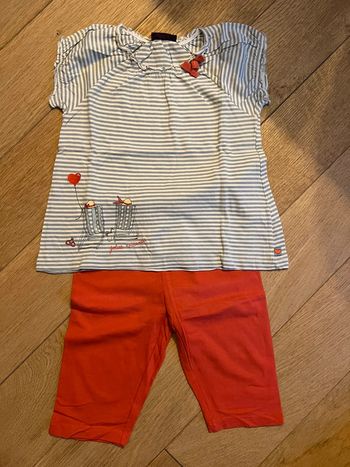 Pyjama 3/4 sergent major fillle 3 ans très bon état
