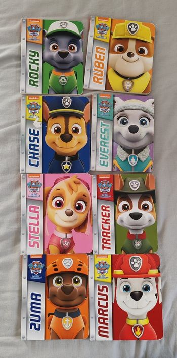 Lot de 8 livres Pat patrouille