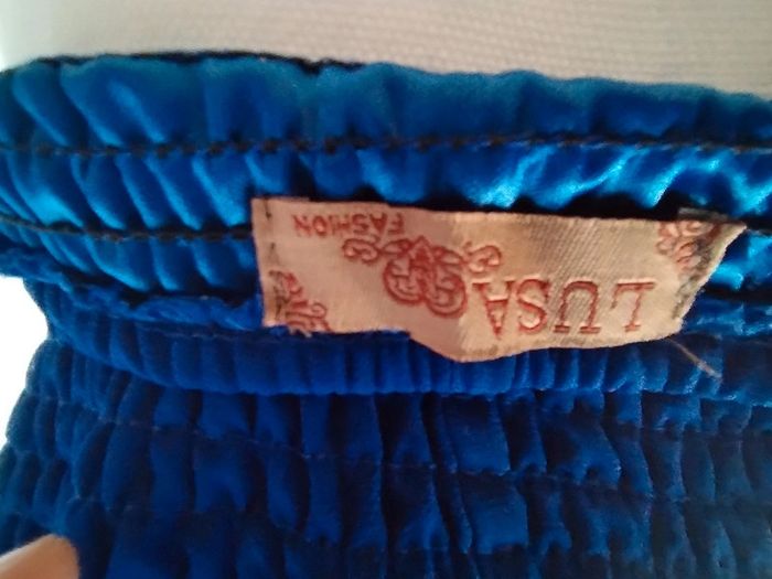 Longue Robe bleu taille unique - photo numéro 11