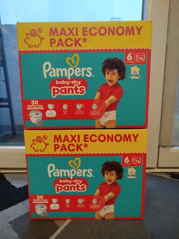 2 cartons pants taille 6