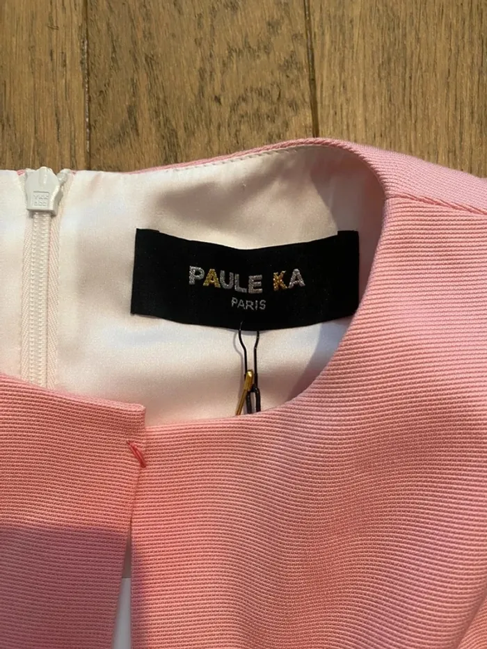 Robe rose sans manches Paule Ka taille 38 neuve - photo numéro 3