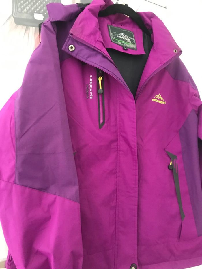 Blouson coupe-vent randonnée montagne ski Outdoorsport L/Xl - photo numéro 2