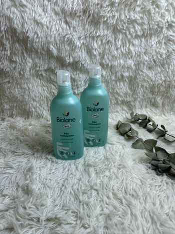 Lot de 2 eaux nettoyantes bio Biolane