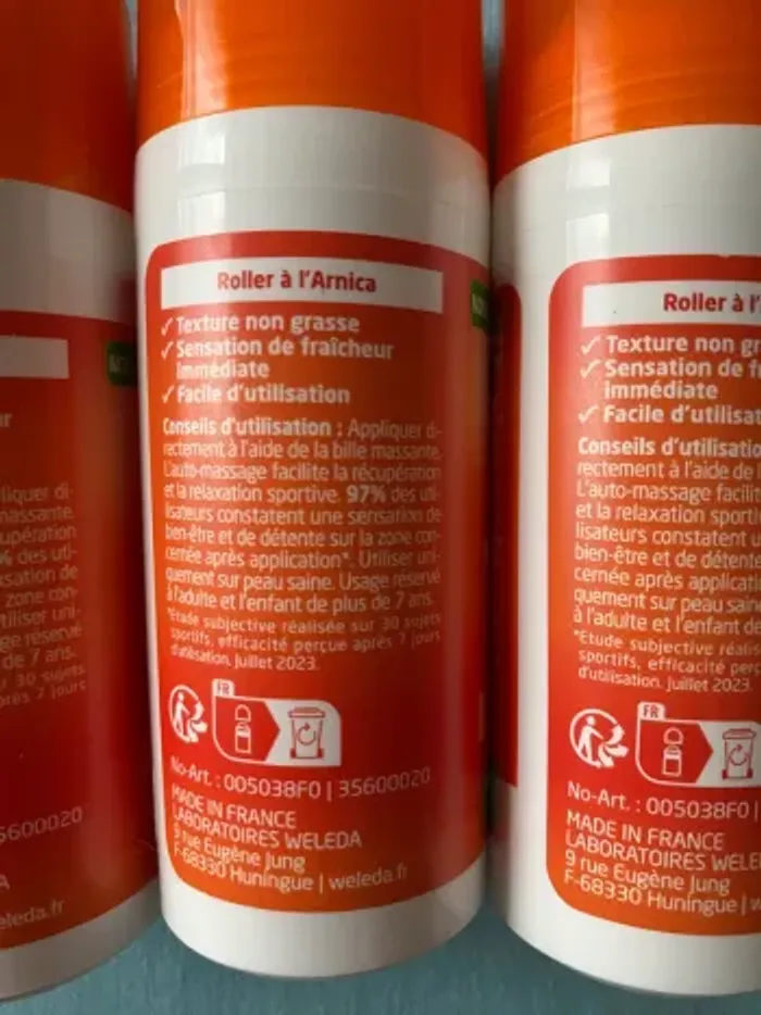 Weleda sport roller arnica - photo numéro 4