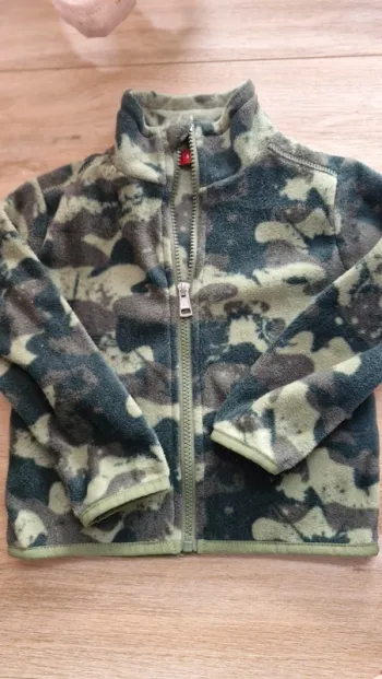 Gilet veste polaire imprimé militaire neuf 3 ans