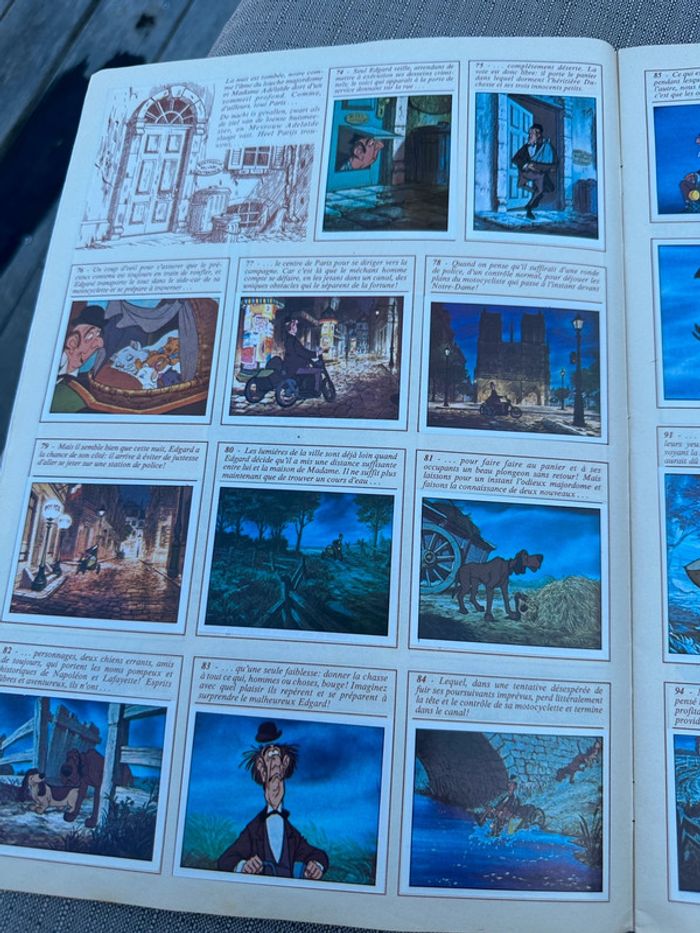 Album vignettes Panini grand format complet ancien Walt Disney Les Aristochats chats autocollants - photo numéro 7