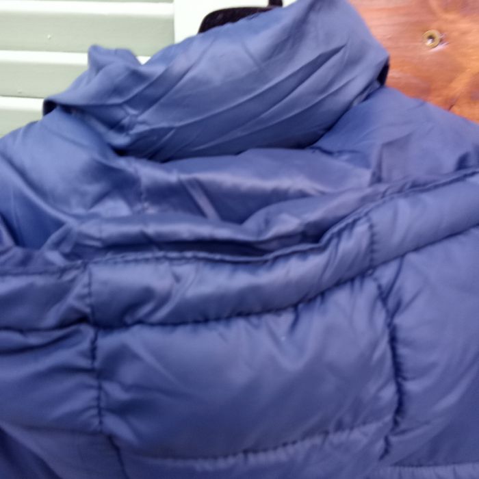 Doudoune bleu-marine longue. - photo numéro 8