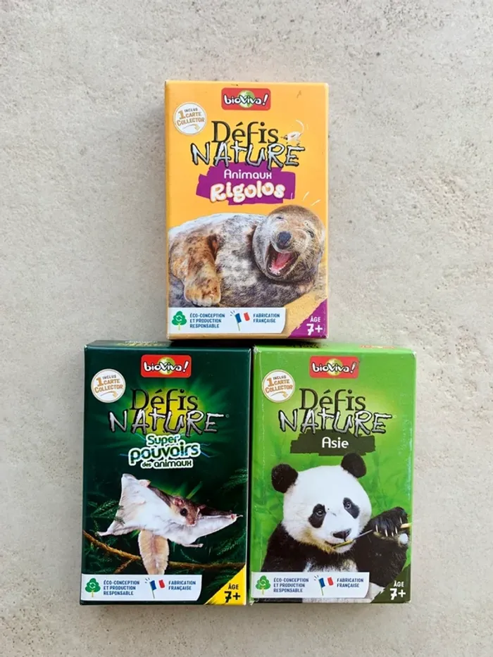 Jeux défis nature comme neufs (unité)