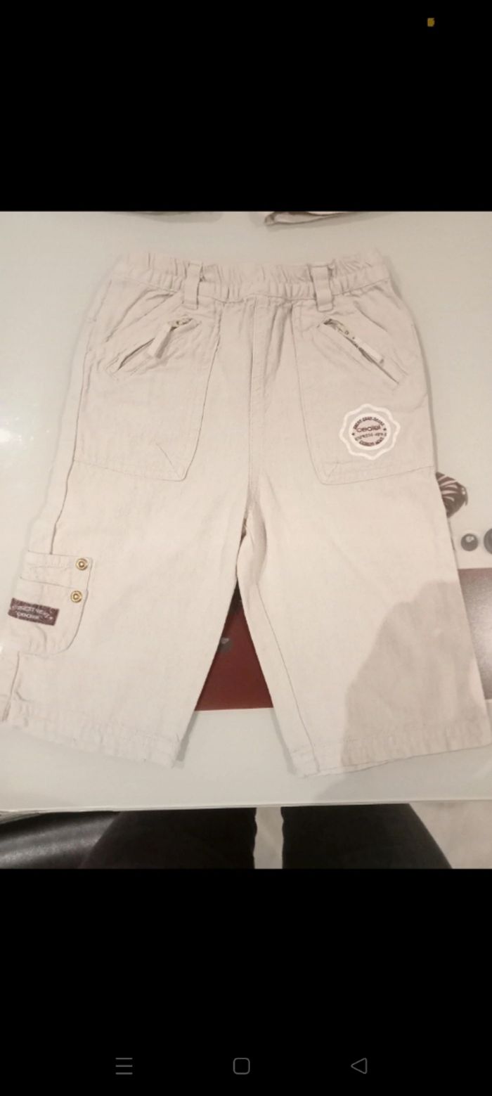 Pantacourt et pantalon en lin Obaibi - photo numéro 2