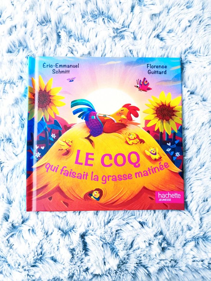 Petit livre à histoire pour enfant : Le coq qui faisait la grasse matinée 🖤
