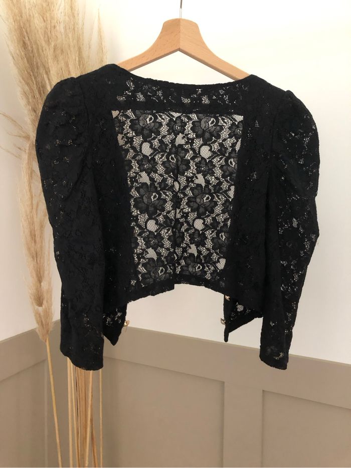 Boléro dentelle noire XS - photo numéro 5