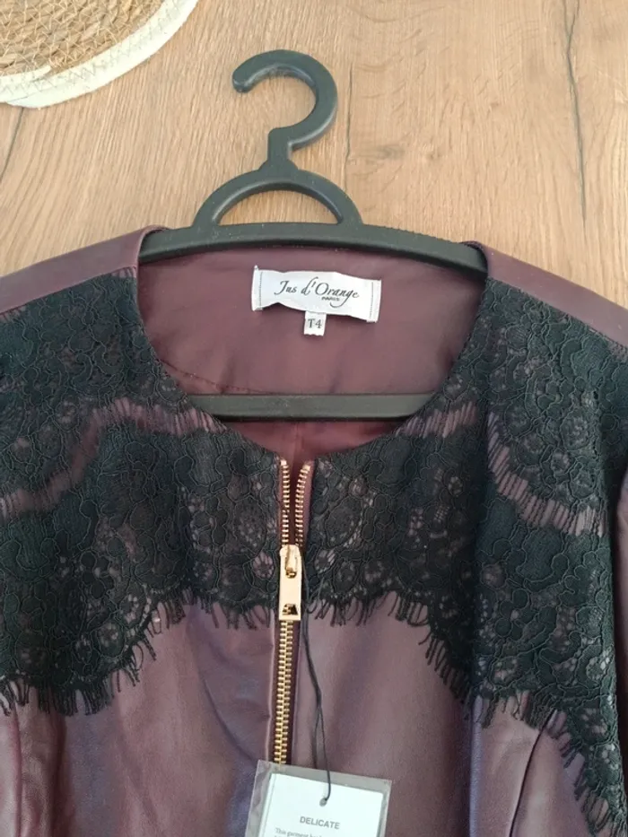 Veste simili cuir neuve femme 42 - photo numéro 4