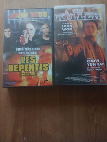 2 VHS films avec John Woo 