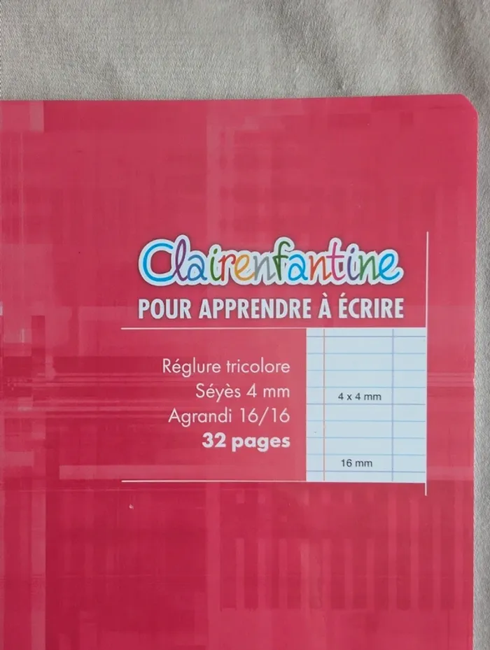 Cahier pour apprendre à écrire - photo numéro 2