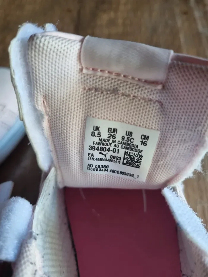 Baskets puma fille taille 26 - photo numéro 6