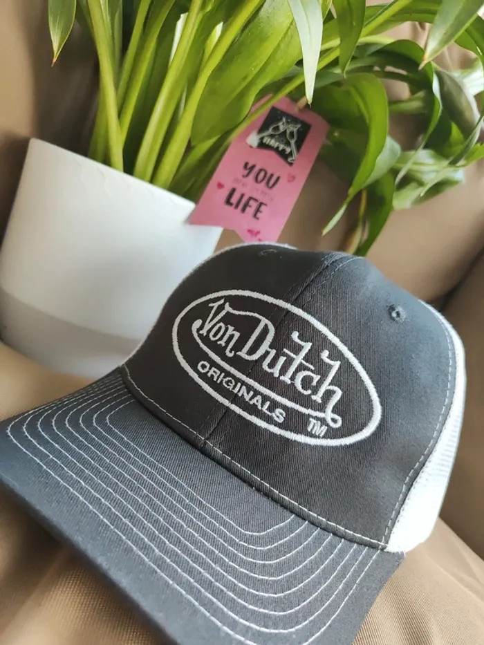 Casquette Trucker Von Dutch grise