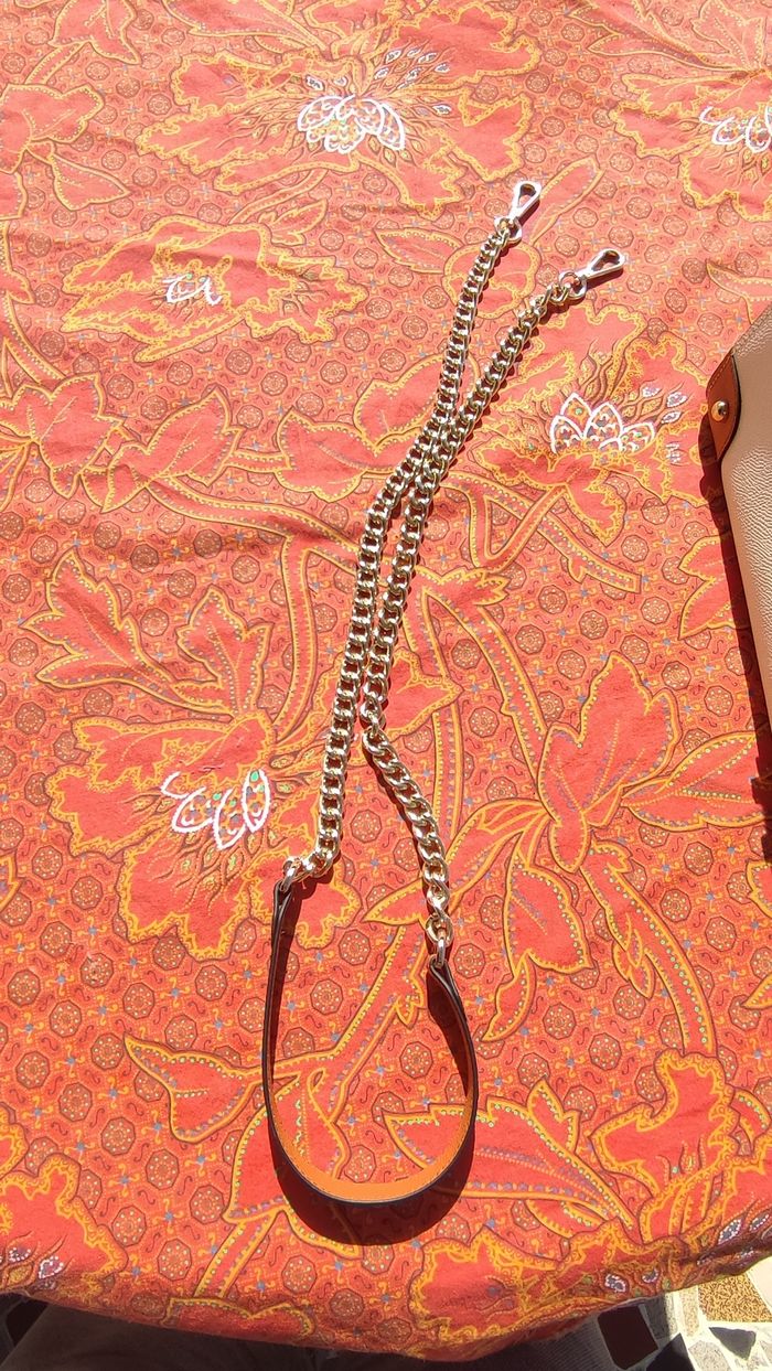 Sac bicolore camel & blanc - photo numéro 4