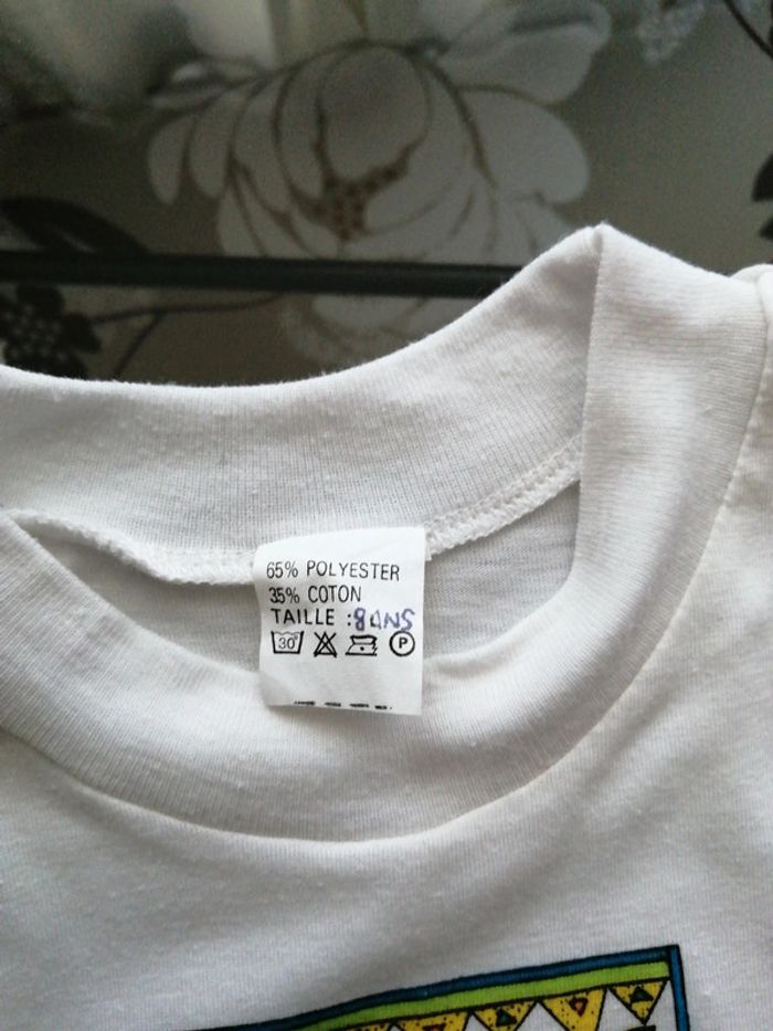 Tee-shirt manches courtes garçon 8 ans - photo numéro 4