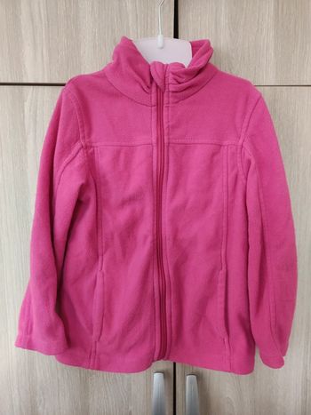 Gilet polaire rose Tissaia 5 ans