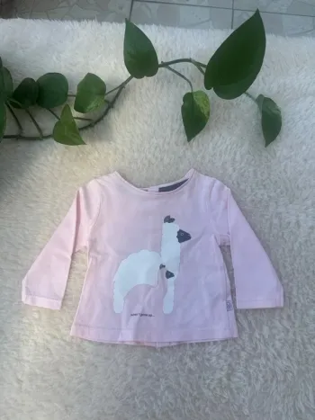 T-shirt manches longues motif lama