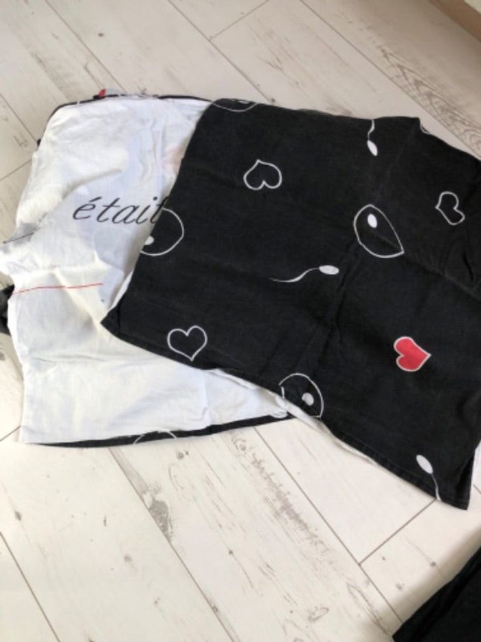 Housse de couette et taies d’oreiller