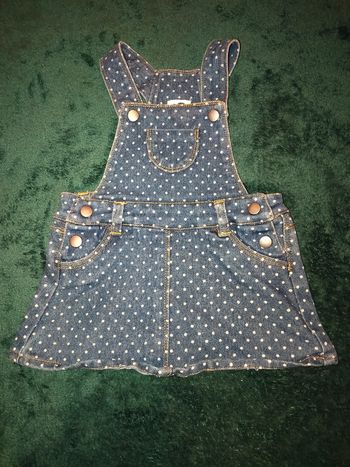 Robe salopette bébé fille 6 mois