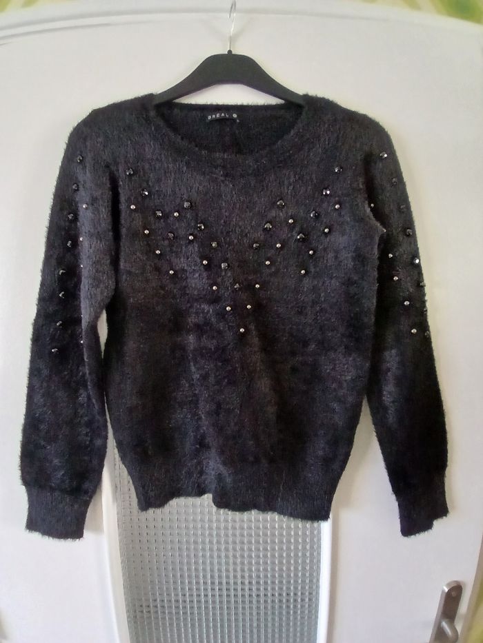 Pull avec perles