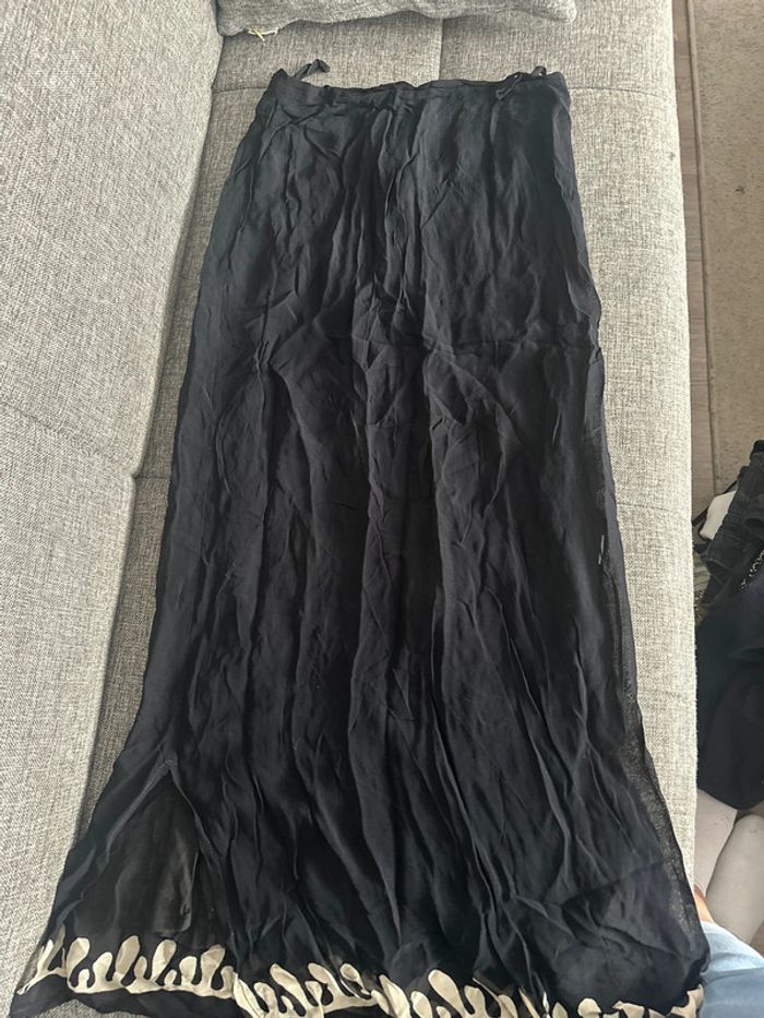 Jupe longue transparente taille 36