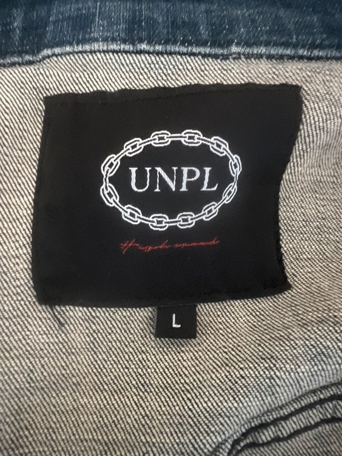 Veste en jean uniplay taille L en parfait état - photo numéro 8