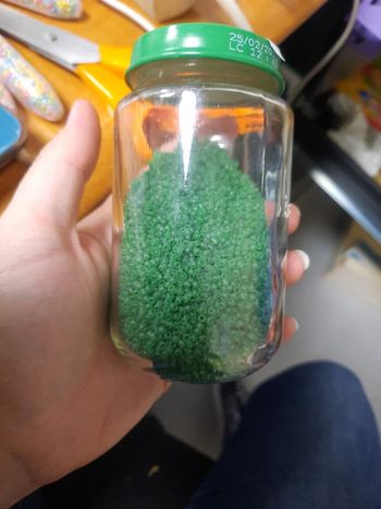 140g de perle de rocaille verte