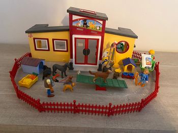 coffret playmobil #71599 la grande pension des animaux