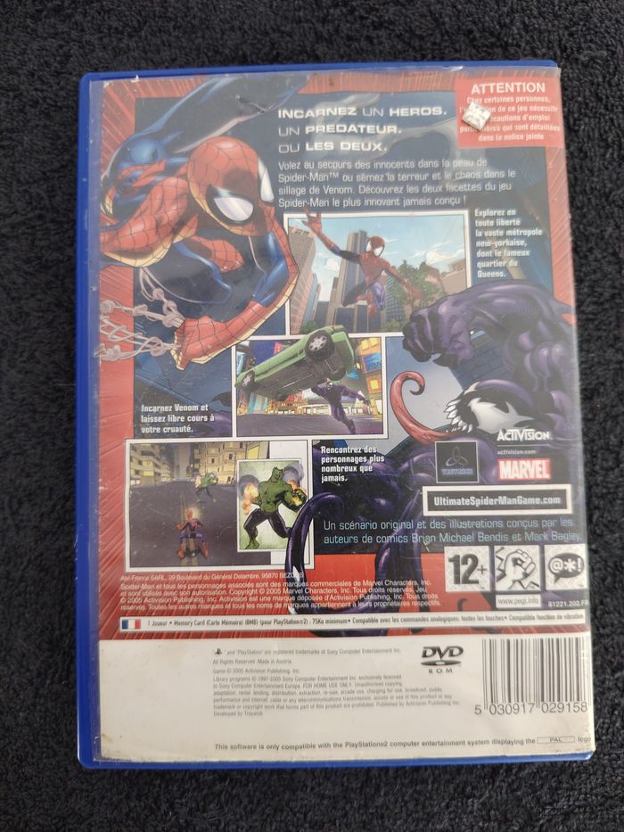 Boîtier Ultimate Spider-Man ps2 - photo numéro 3