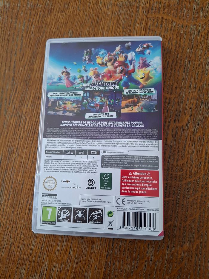 Jeux switch Mario + lapins crétins sparks of hope - photo numéro 2