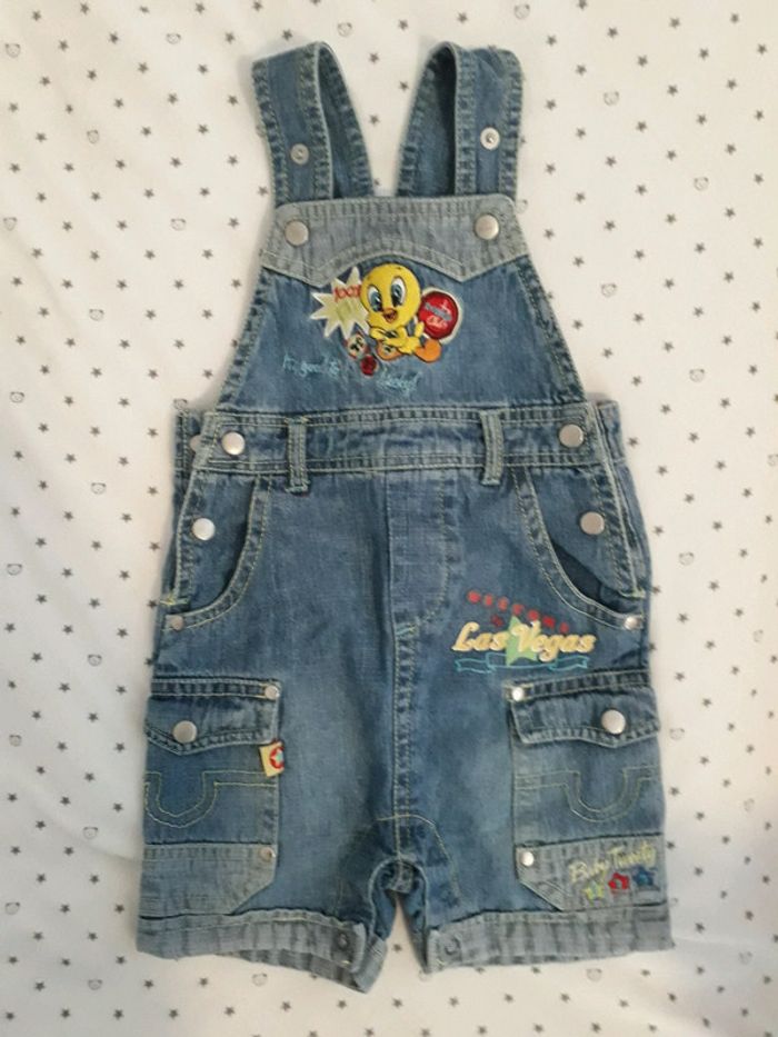 Salopette short 6 mois
