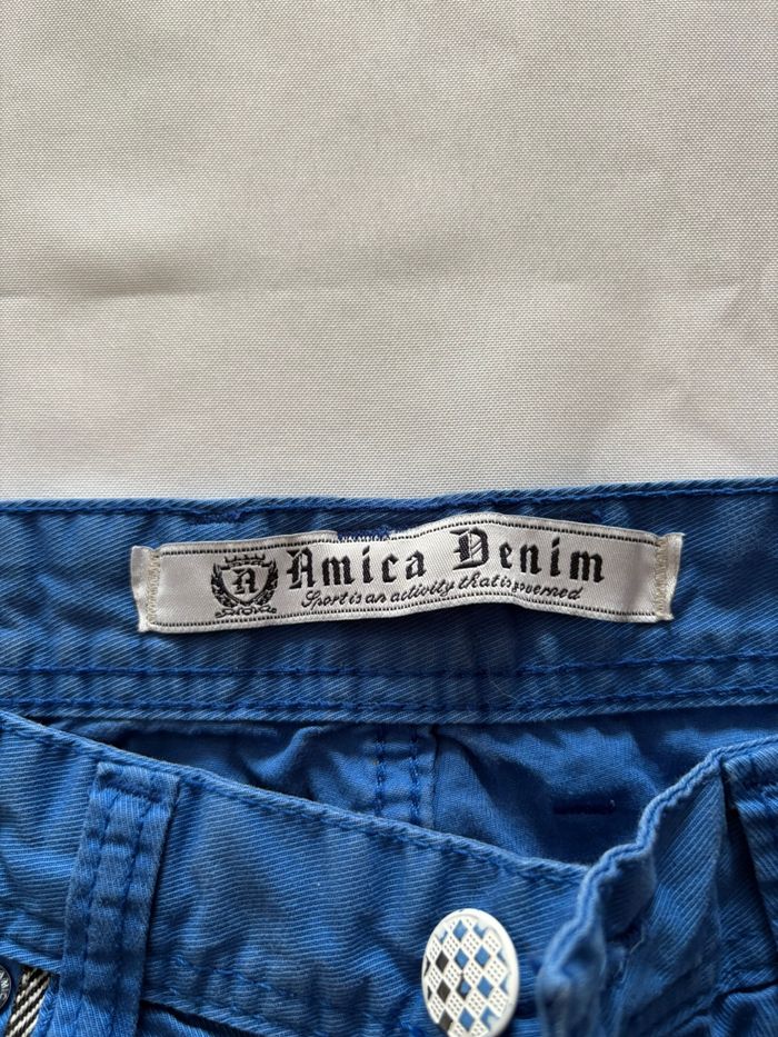 Bermuda bleu électrique - Amica Denim - L/40-W.30 - photo numéro 5