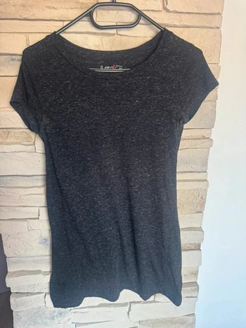 T-shirt gris anthracite